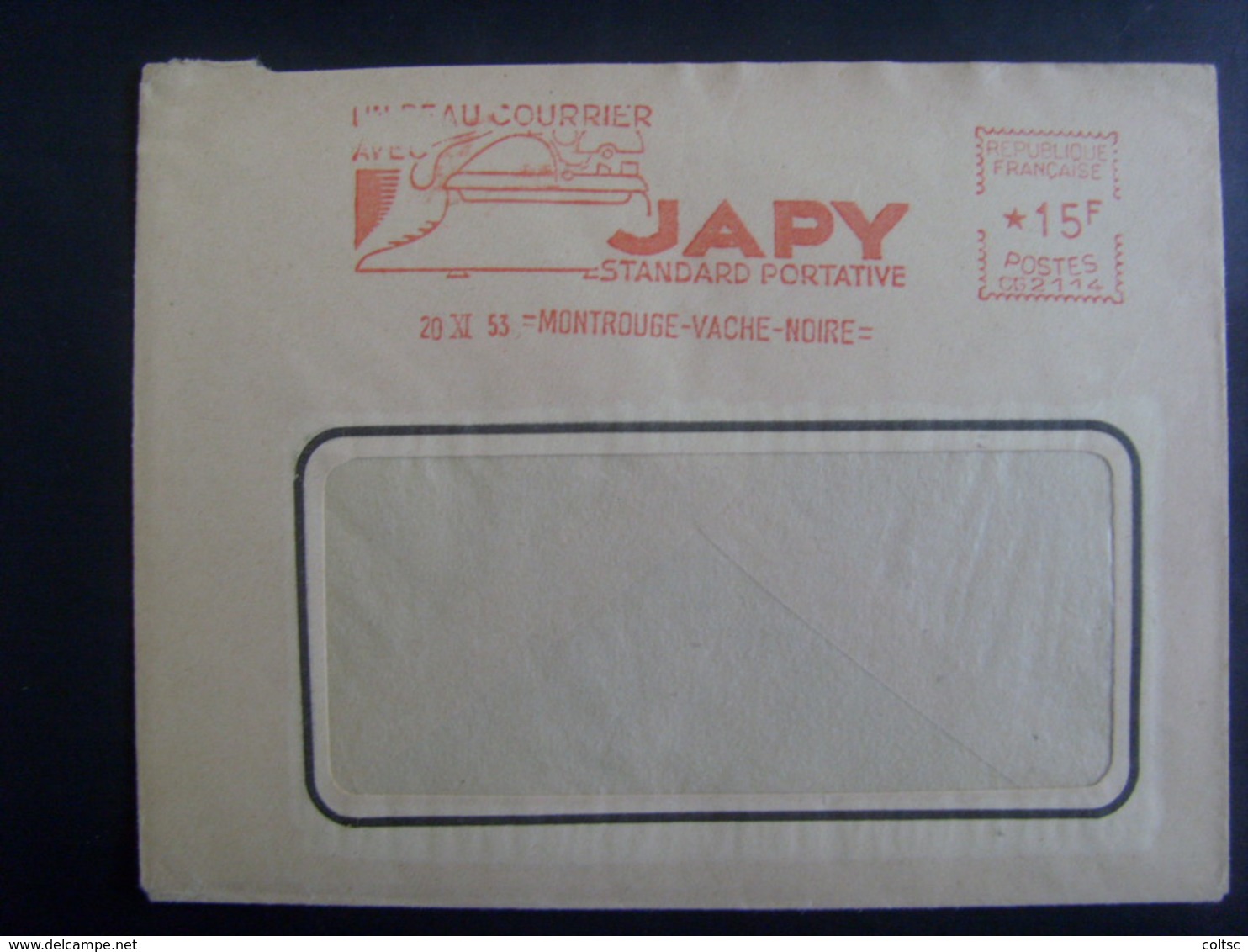 17062- EMA Ancienne (1953) Sté Japy à Montrouge-Vache-Noire (Hauts De Seine) Thème Machine à écrire - Usines & Industries