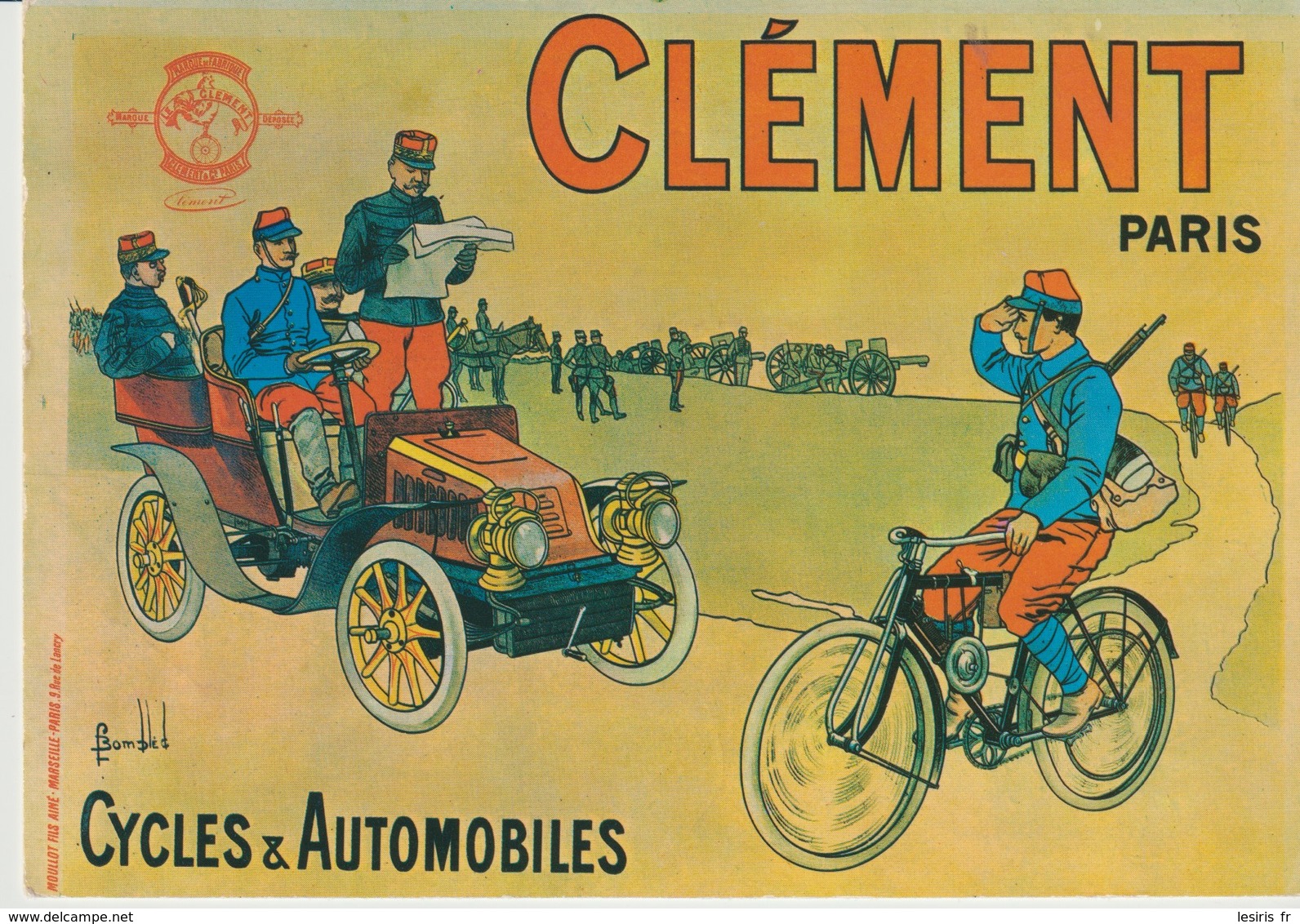 CP - CLÉMENT - PARIS - CYCLES & AUTOMOBILES - 4 - NOS VIEILLES AFFICHES - NUGERON - Publicidad