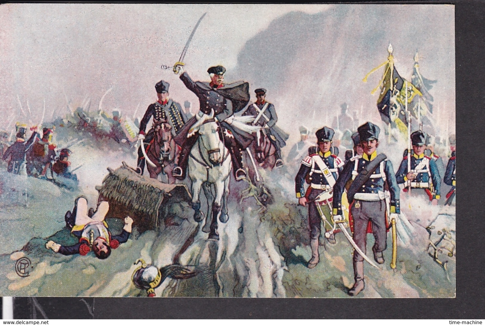 Völkerschlacht 1813 , 2 X Werbung Im Ansichtskarten Format , Lichtenheldt Meuselbach - Andere Kriege