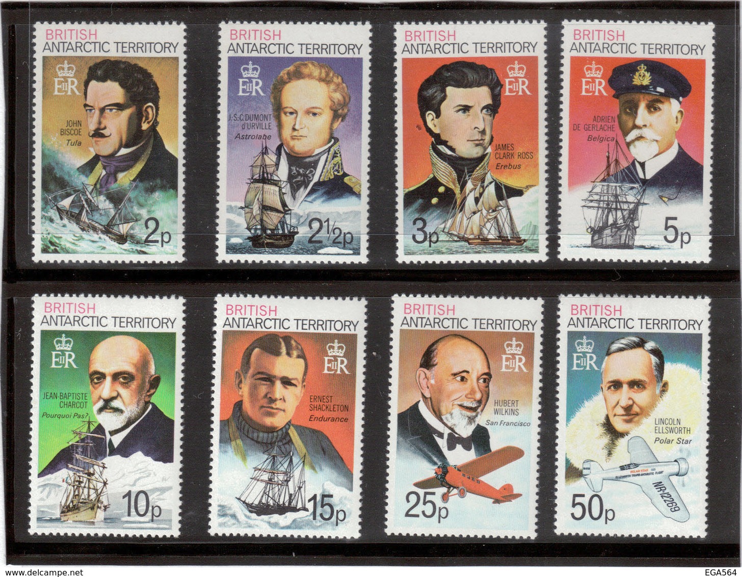 B14 - BAT - 82 / 89 ** MNH De 1979 - EXPLORATEURS POLAIRES Et TRANSPORTS - - Neufs