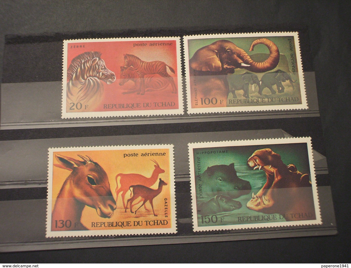 TCHAD - P,A, 1972 FAUNA 4  VALORI - NUOVI(++) - Ciad (1960-...)