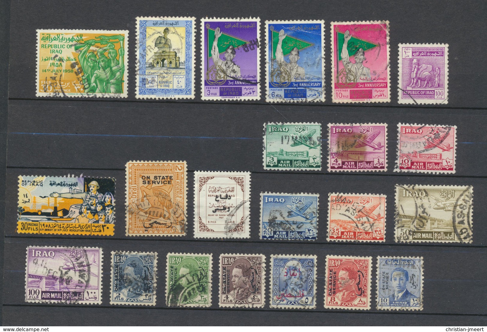 IRAQ  Lot Of 22 Perfect Used Stamps - Iraq