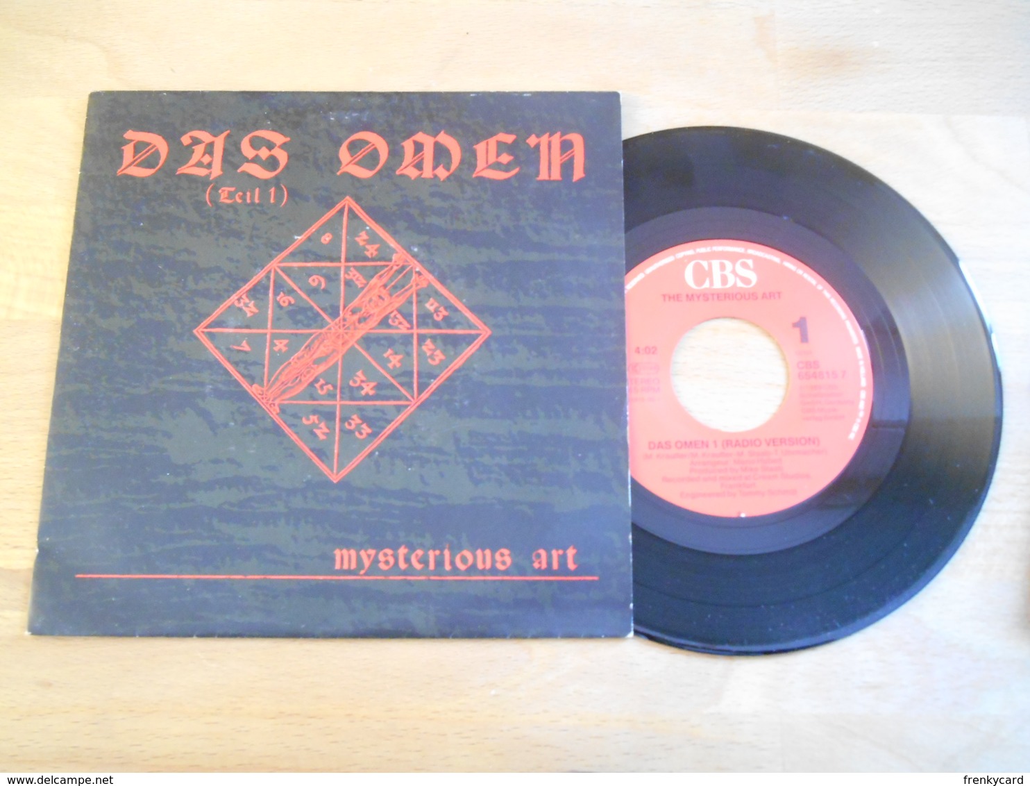 Das Omen - Misterius Art - 1989 - 45 T - Maxi-Single