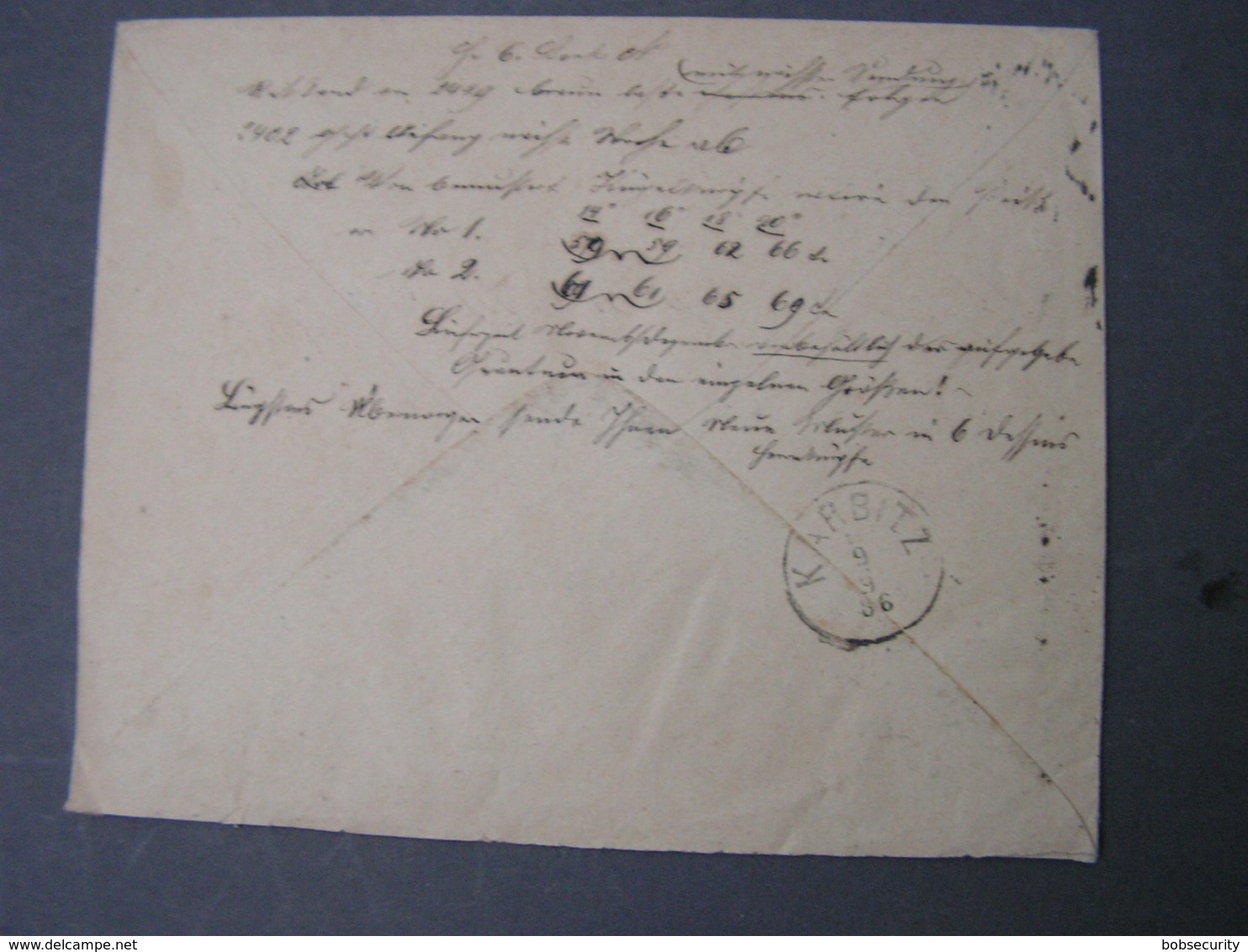 DK Cv. 1886 - Briefe U. Dokumente