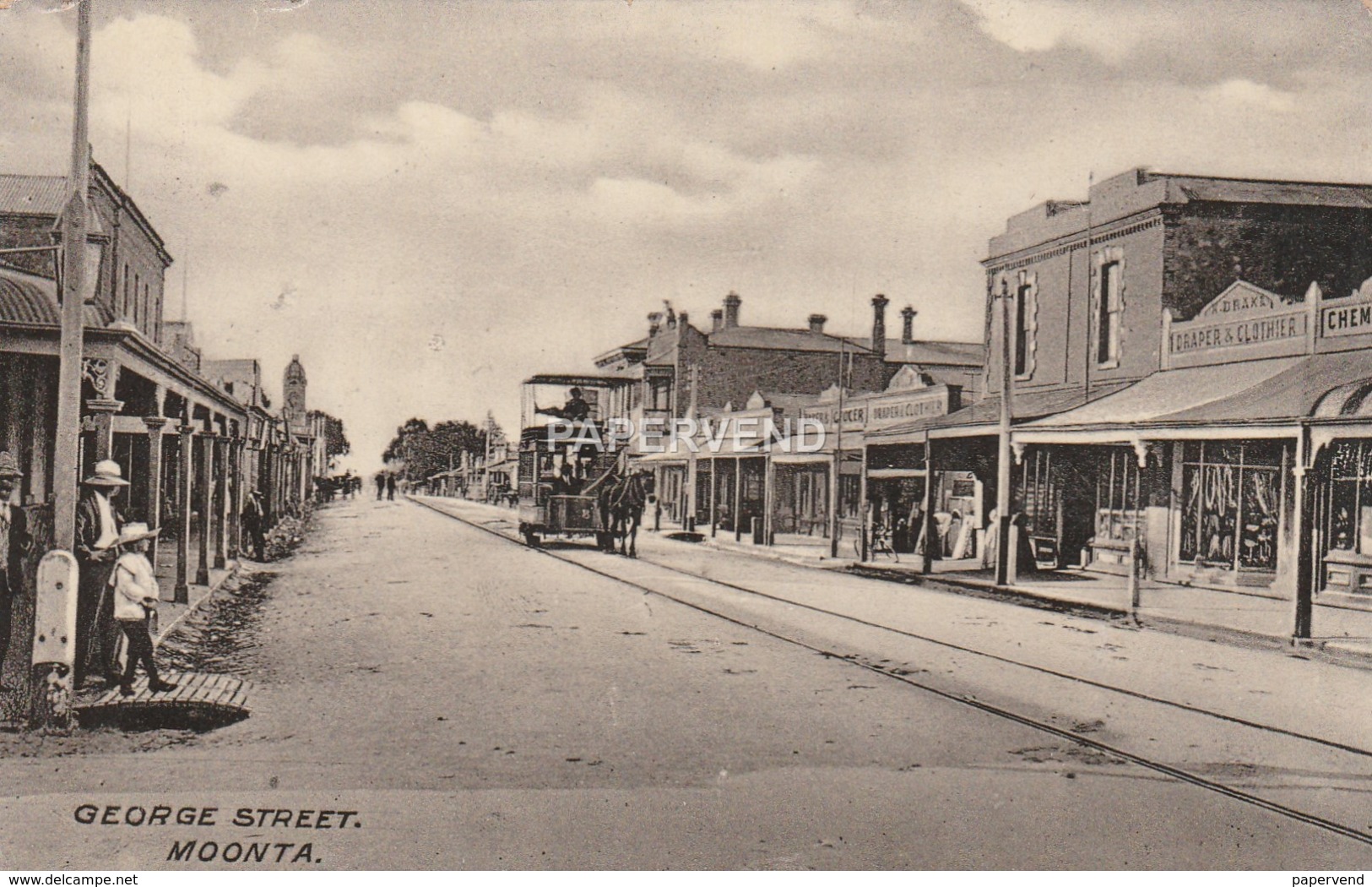 SA  MOONTA Gearge Street Horse Tram  Au767 - Other & Unclassified