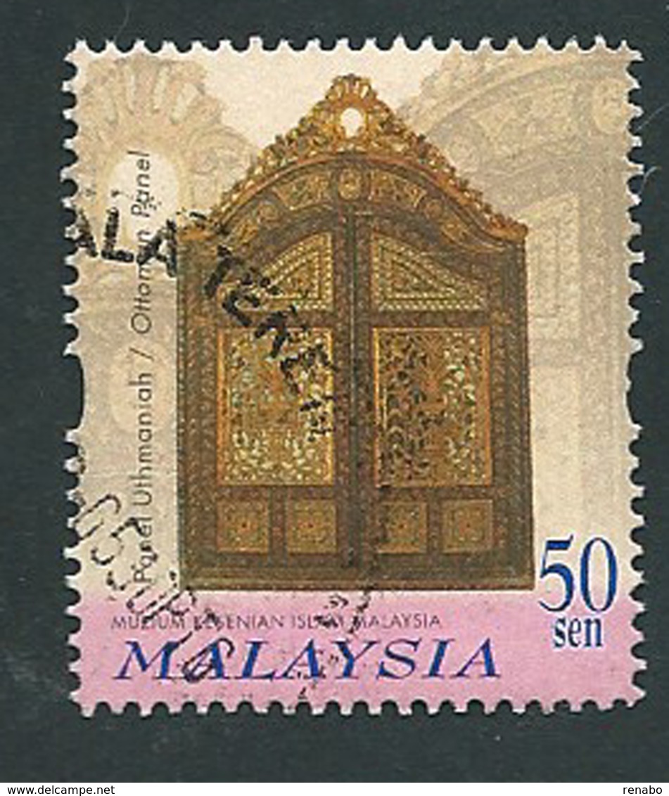 Malesia, Malaysia 2000; Islamic Arts Museum, Ottoman Panel. Used. - Malesia (1964-...)