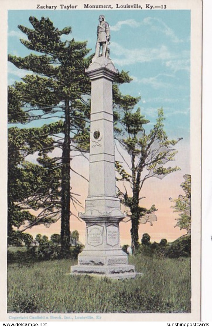 Kentucky Louisville Zachary Taylor Monument - Louisville