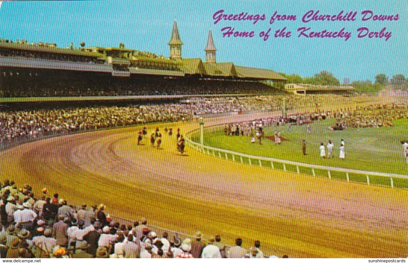 Kentucky Louisville Greetings From Churchill Downs Home Of The Kentucky Derby - Louisville