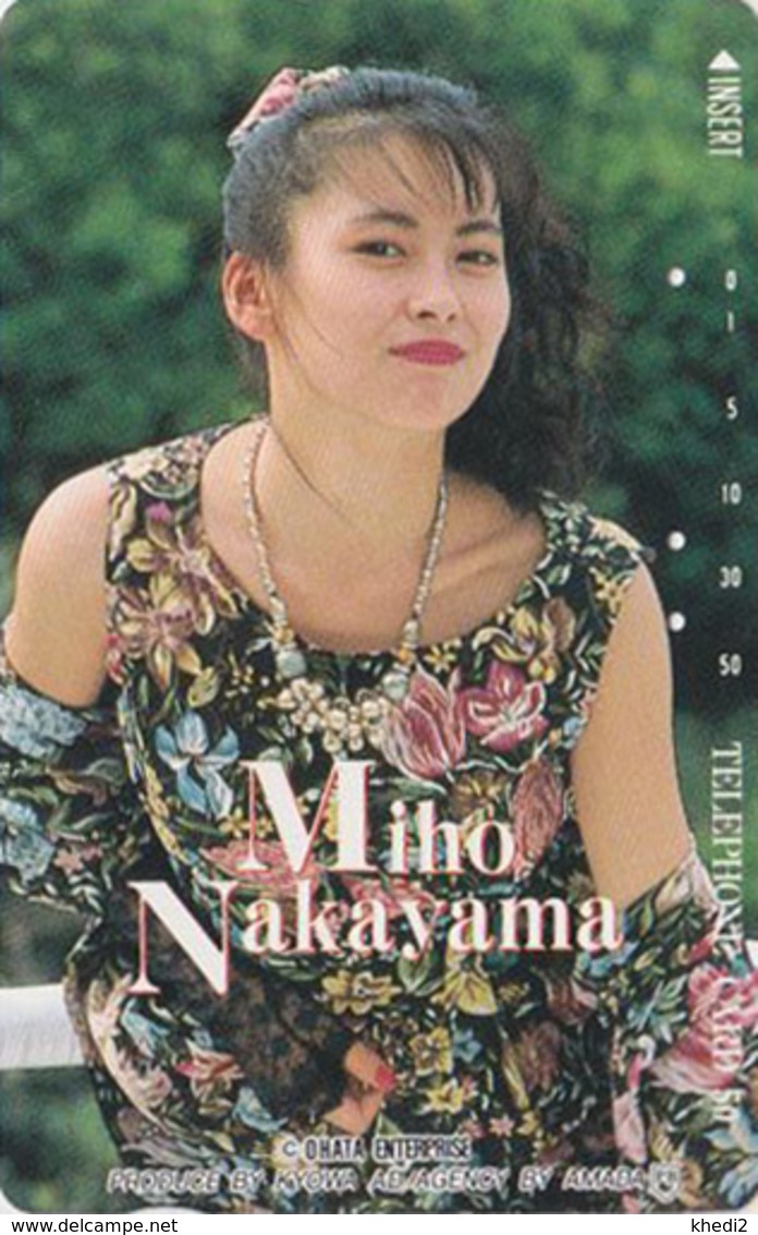 Télécarte Japon / 110-59988 - Femme Cinema - MIHO NAKAYAMA - Music & Actress Girl Japan Phonecard - 3773 - Kino