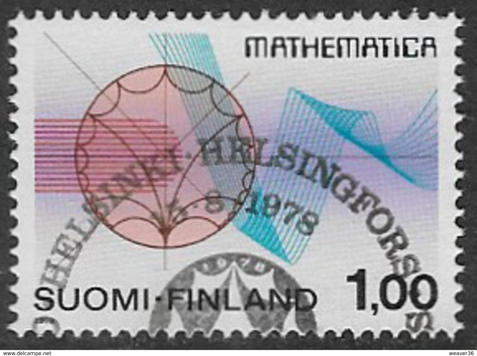 Finland SG936 1978 International Congress Of Mathematicians 1m Good/fine Used [39/31798/6D] - Used Stamps