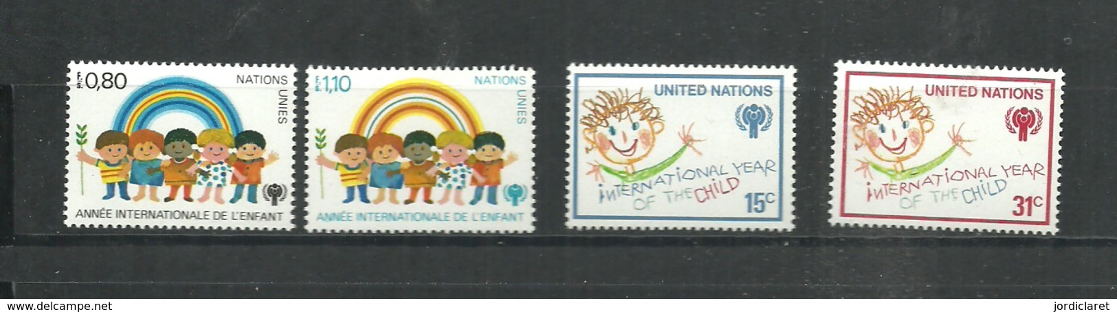 STAMPS 1979   YEAR THE CHILD - Emisiones Comunes New York/Ginebra/Vienna