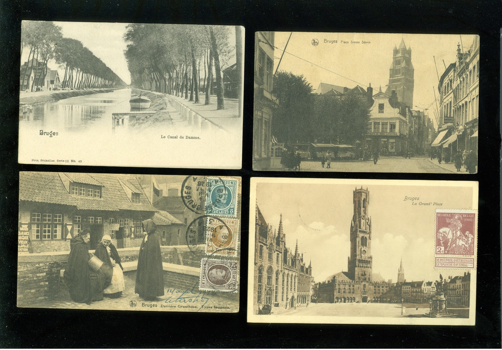 Beau Lot De 60 Cartes Postales De Belgique  Bruges      Mooi Lot Van 60 Postkaarten Van België  Brugge - 60 Scans - 5 - 99 Cartoline