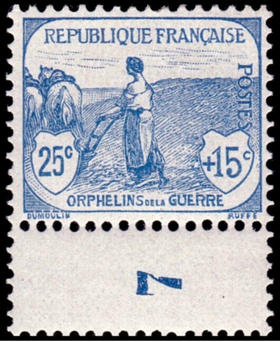 France, 1917, N° 151, N*,  Millésime, Très Bien Centré, Trace De Charnière - Neufs