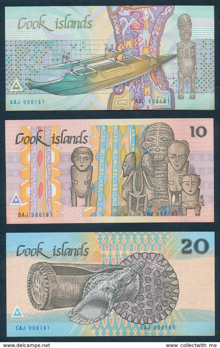 Cook Islands Complete Set Of 1987 (Matching S/N, Specimen, Proof, Commemorative) - Cook