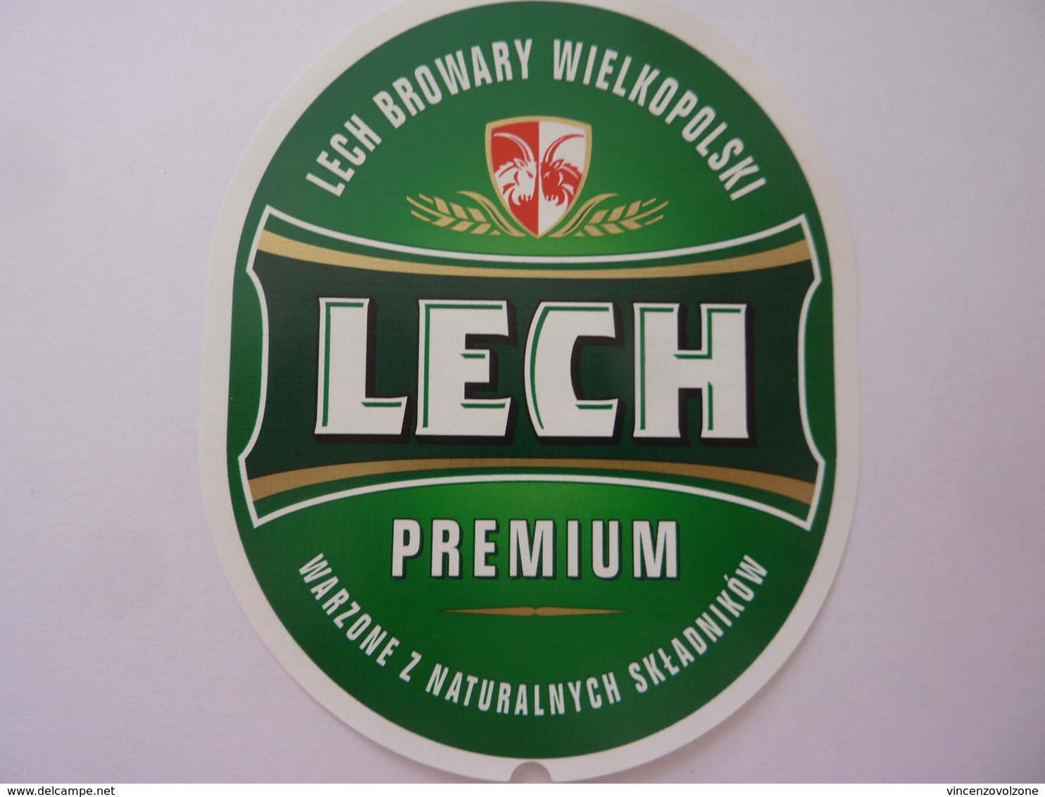 Etichetta "LECH PREMIUM" - Birra