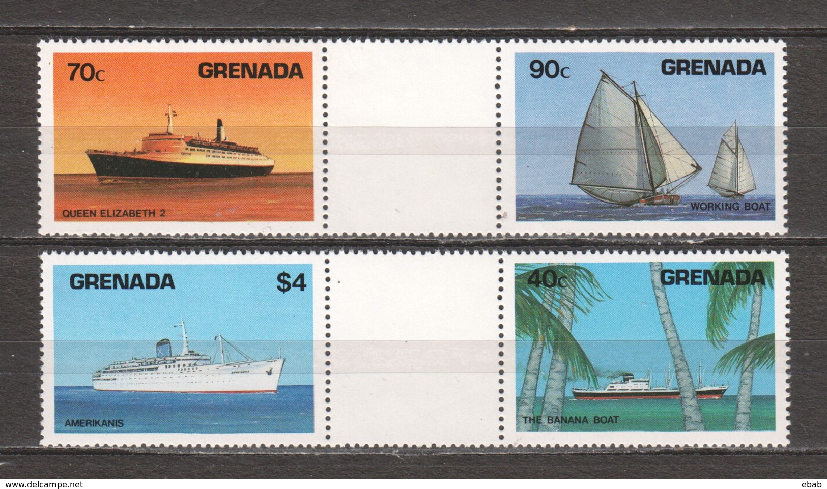 Grenada 1984 Mi 1307-1310 MNH SHIPS - Boten