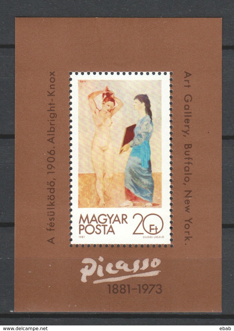Hungary 1981 Mi Block 154A MNH PICASSO - Picasso