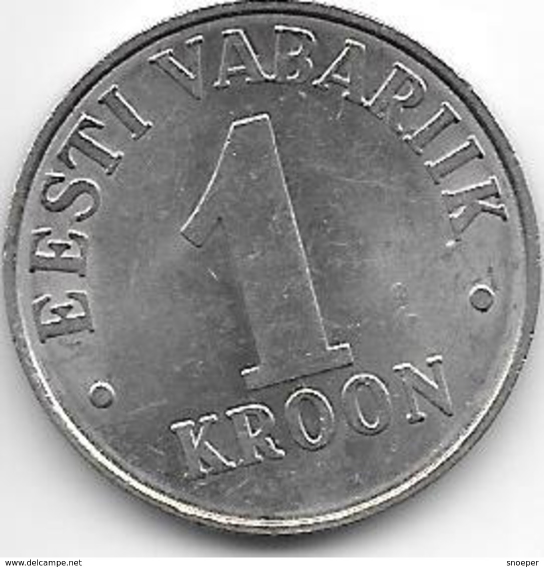 *estonia 1 Kroon 1993 Km 28 XF+ - Estonie