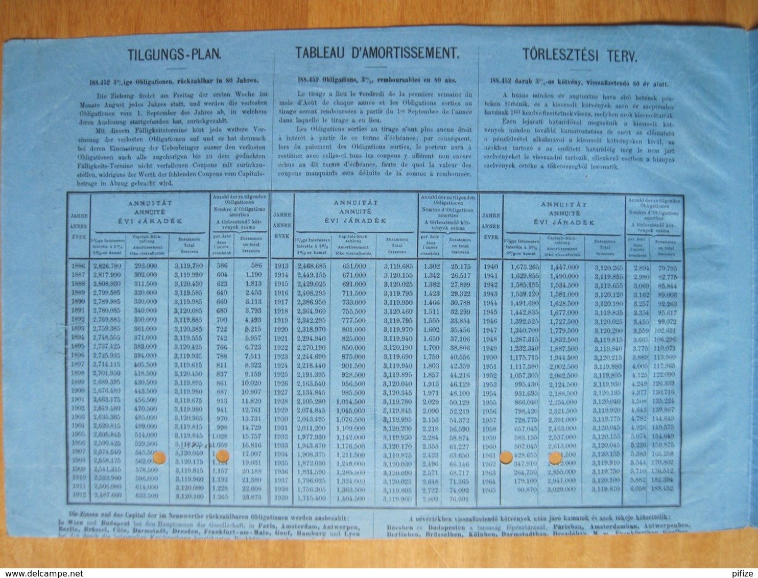 Obligation De 500 F Chemins De Fer De L'Etat Autriche-Hongrie 1885. - Chemin De Fer & Tramway