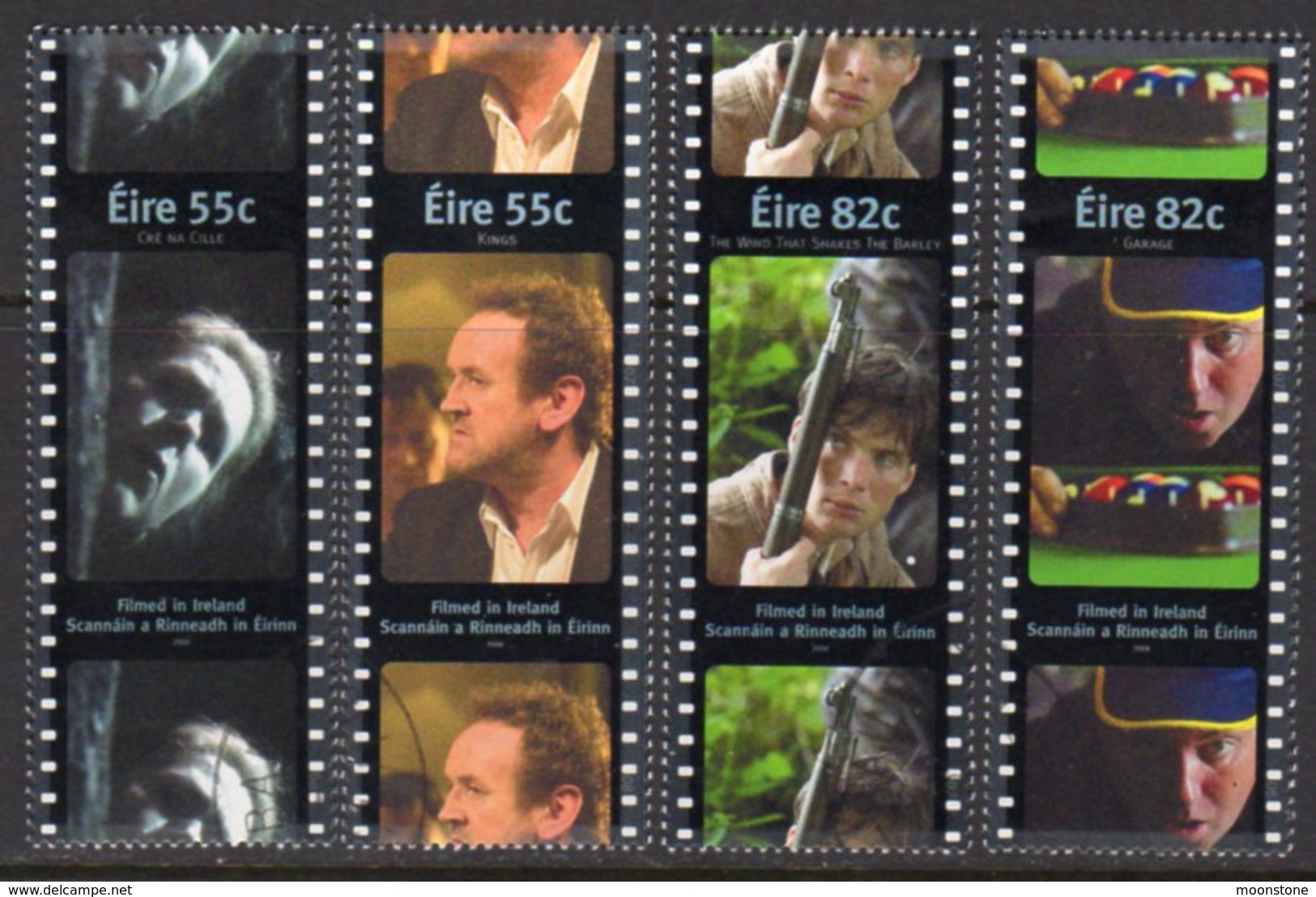 Ireland 2008 'Filmed In Ireland' Set Of 4, Used, SG 1902/5 - Gebraucht