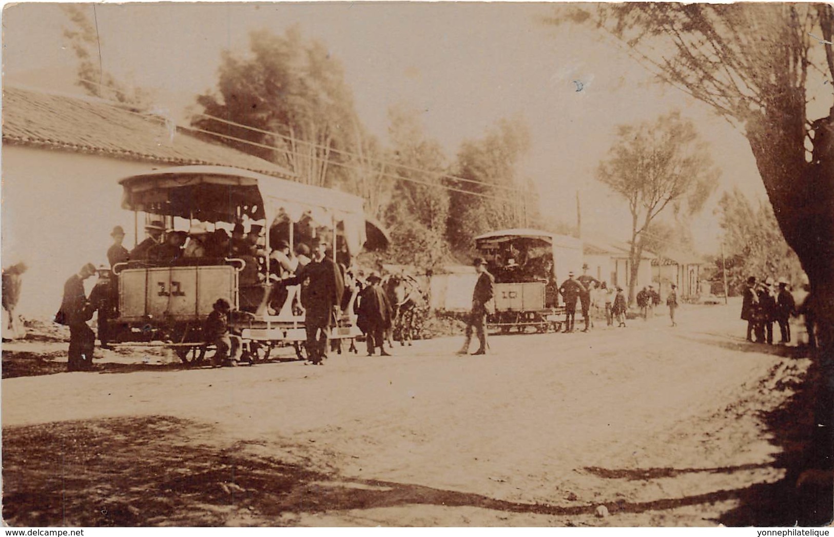 Colombie - Bogota / 15 - Photo Card - Tramway à Cheval - Colombie