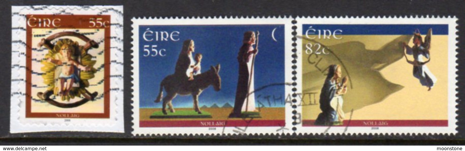 Ireland 2008 Christmas Set Of 3, Used, SG 1926/8 - Used Stamps