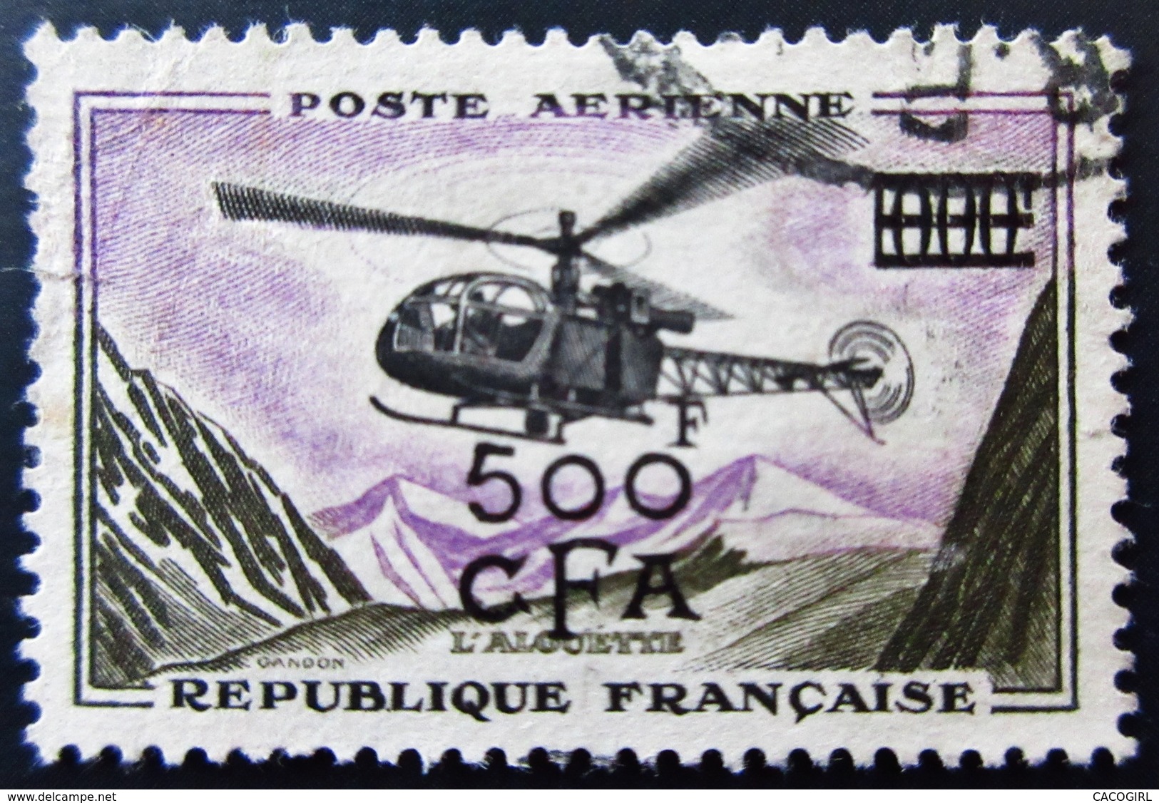 1964 Réunion Yt PA60 .Alouette .   Oblitéré - Used Stamps