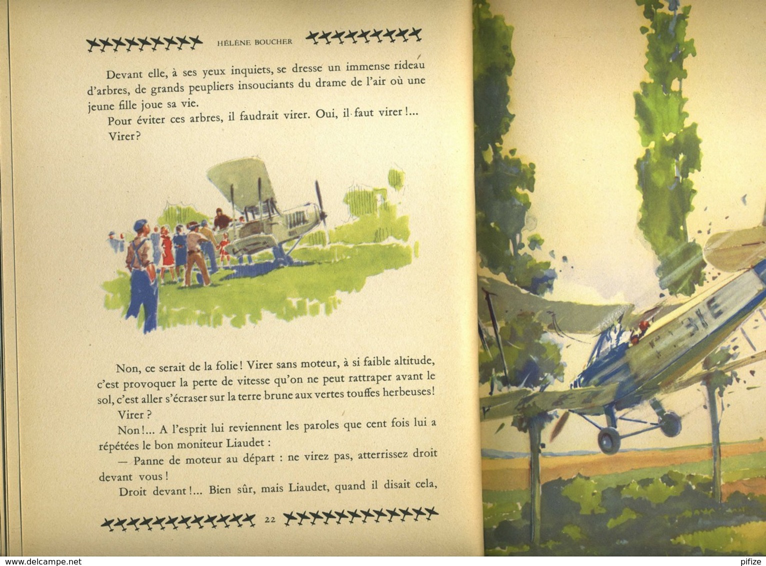 (Aviation) Coll. "Les Héros De L'air En Images". Hélène Boucher Par Roland Tessier, 1943. Illustrations Paul Lengellé. - Aerei