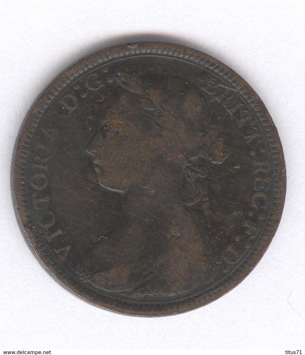 Half Penny Angleterre 1884 Victoria TTB - C. 1/2 Penny