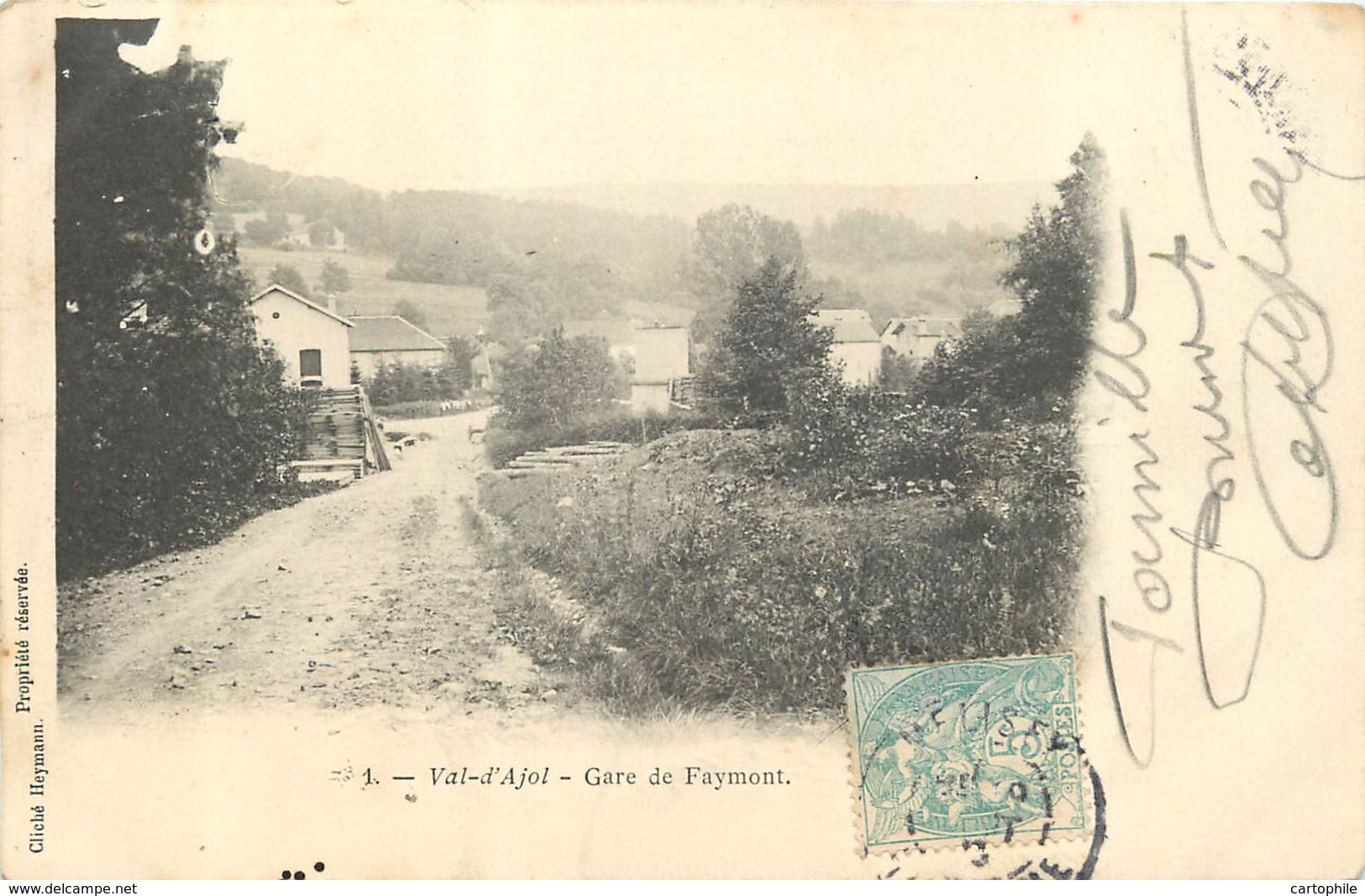 88 - VAL D'AJOL - Gare De Faymont En 1906 - Other & Unclassified