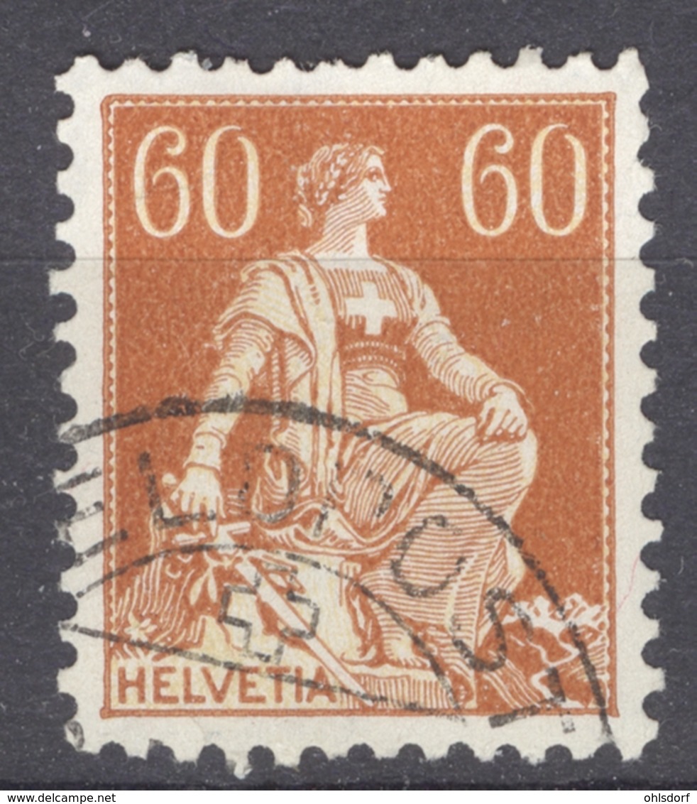 HELVETIA 1915-40: MI 140 / YT 165a, O FELDPOST - FREE SHIPPING ABOVE 10 EURO - Postmarks