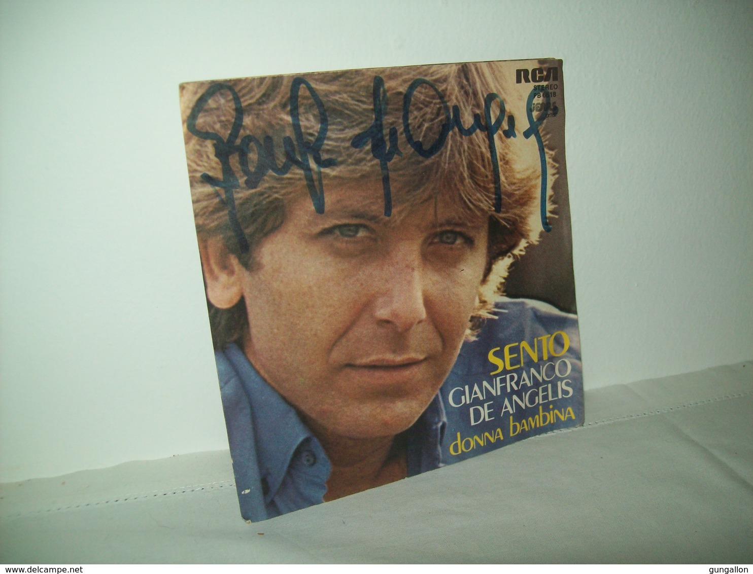 Gianfranco De Angelis (1981)   "Sento -. Donna Bambina" - 45 G - Maxi-Single