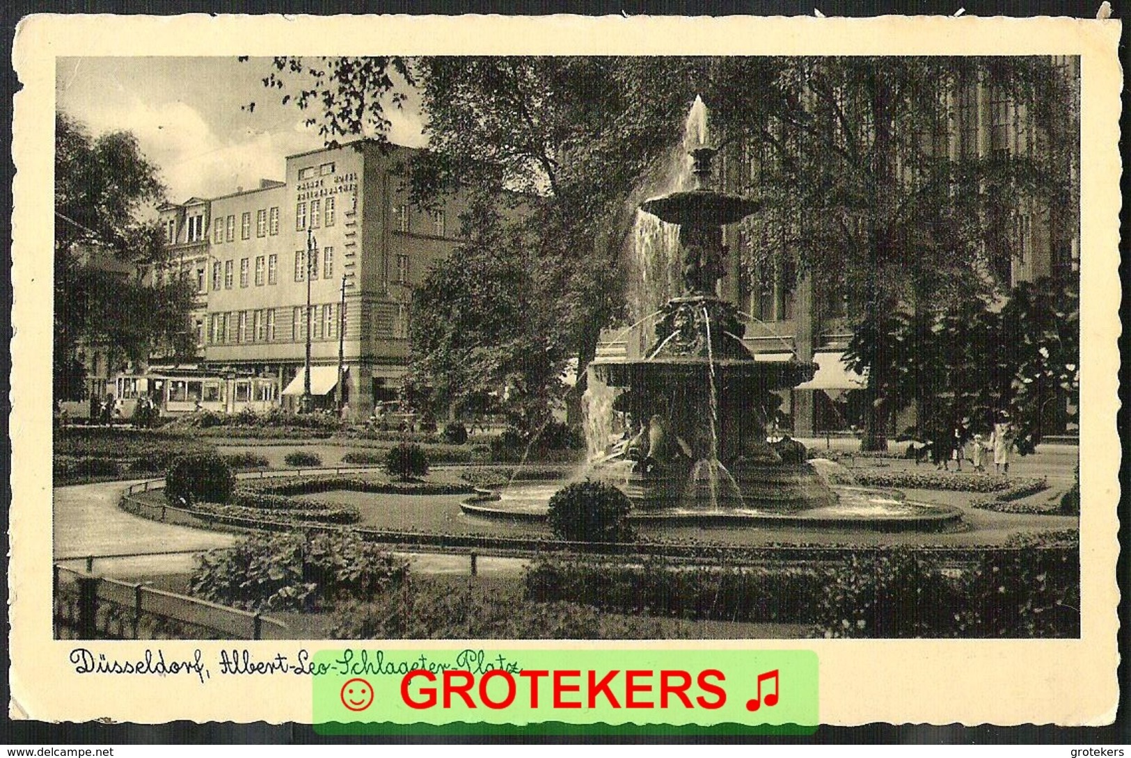 DÜSSELDORF Albert-Leo-Schlageter-Platz Versanden 1939 - Düsseldorf