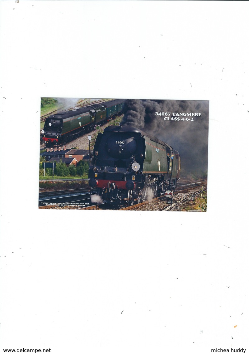 PERSERVED STEAM LOCOMOTIVES  AN ON GOING SERIES  S.R. 34067 TANGMERE CLASS 4-6-2 ST 10 - Trains