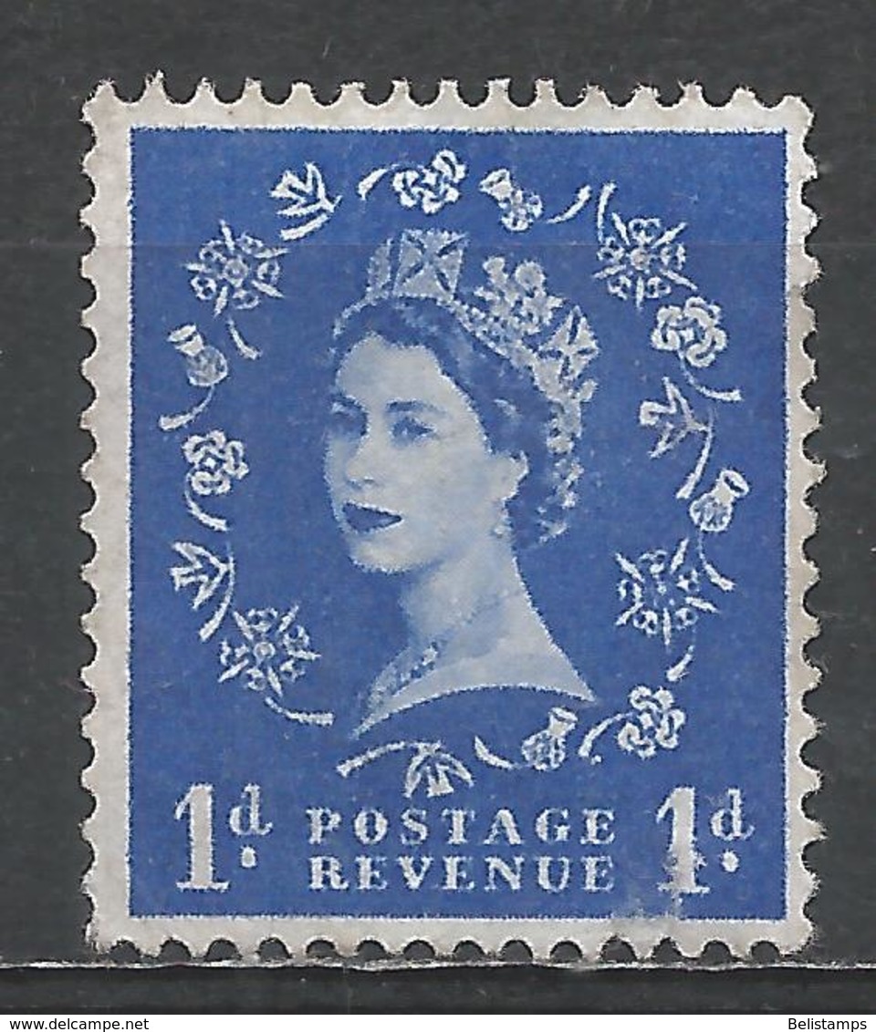 Great Britain 1959. Scott #354 (U) Queen Elizabeth II - Oblitérés