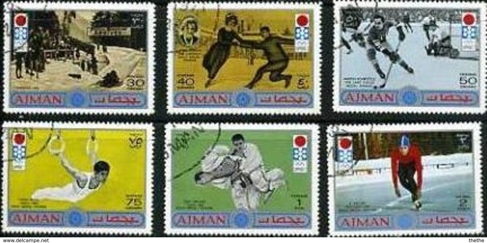 AJMAN - Sapporo 72 - Sports Divers - Winter 1972: Sapporo