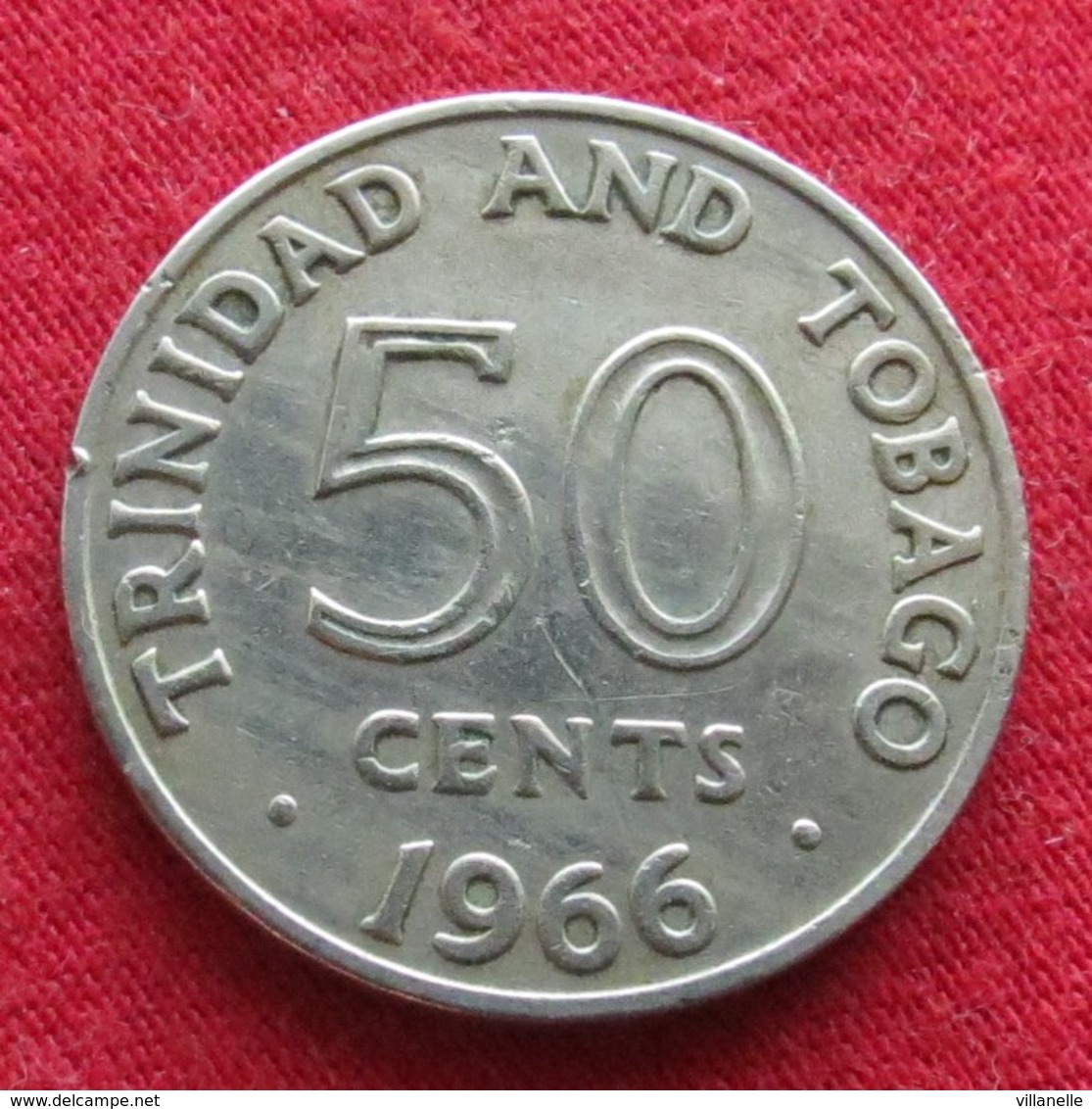 Trinidad E Tobago 50 Cents 1966 KM# 5 Trinite & Tobbacco - Trinité & Tobago