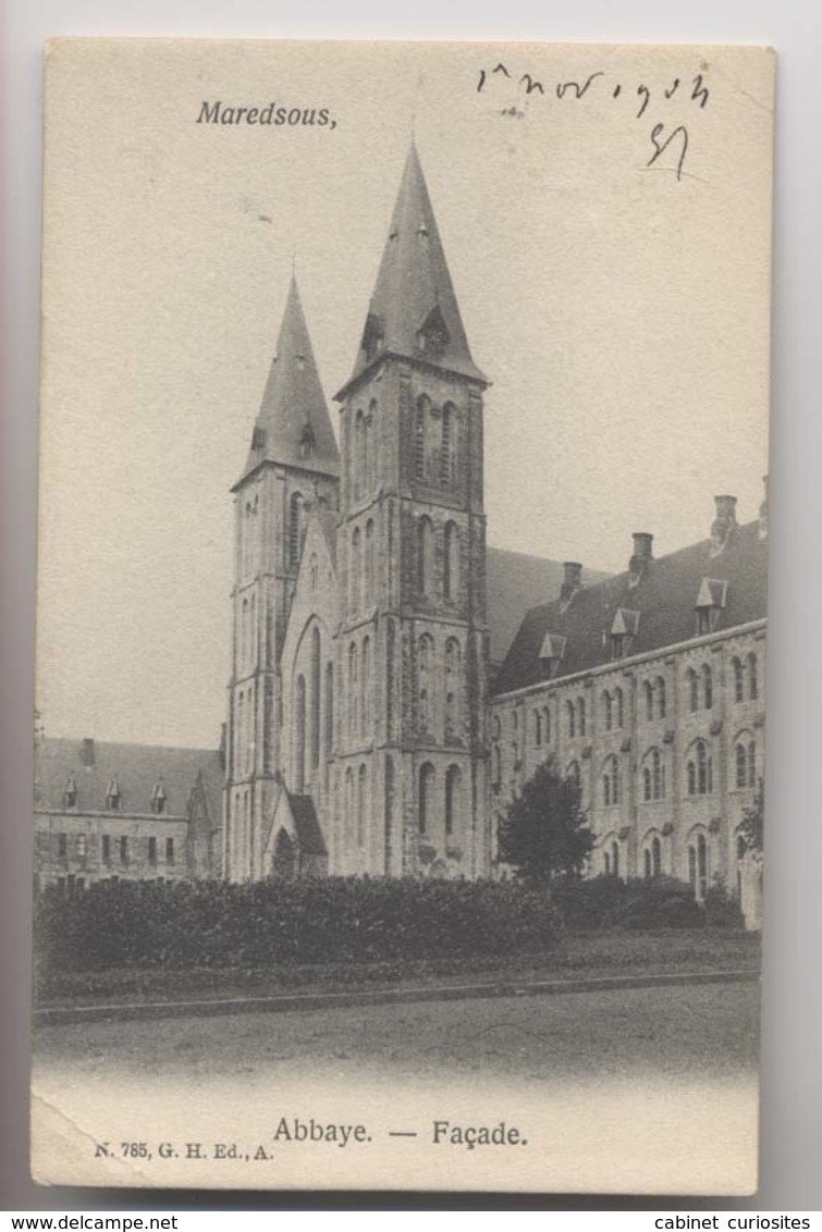 MAREDSOUS - 1904 - Abbaye - Anhée - Anhée