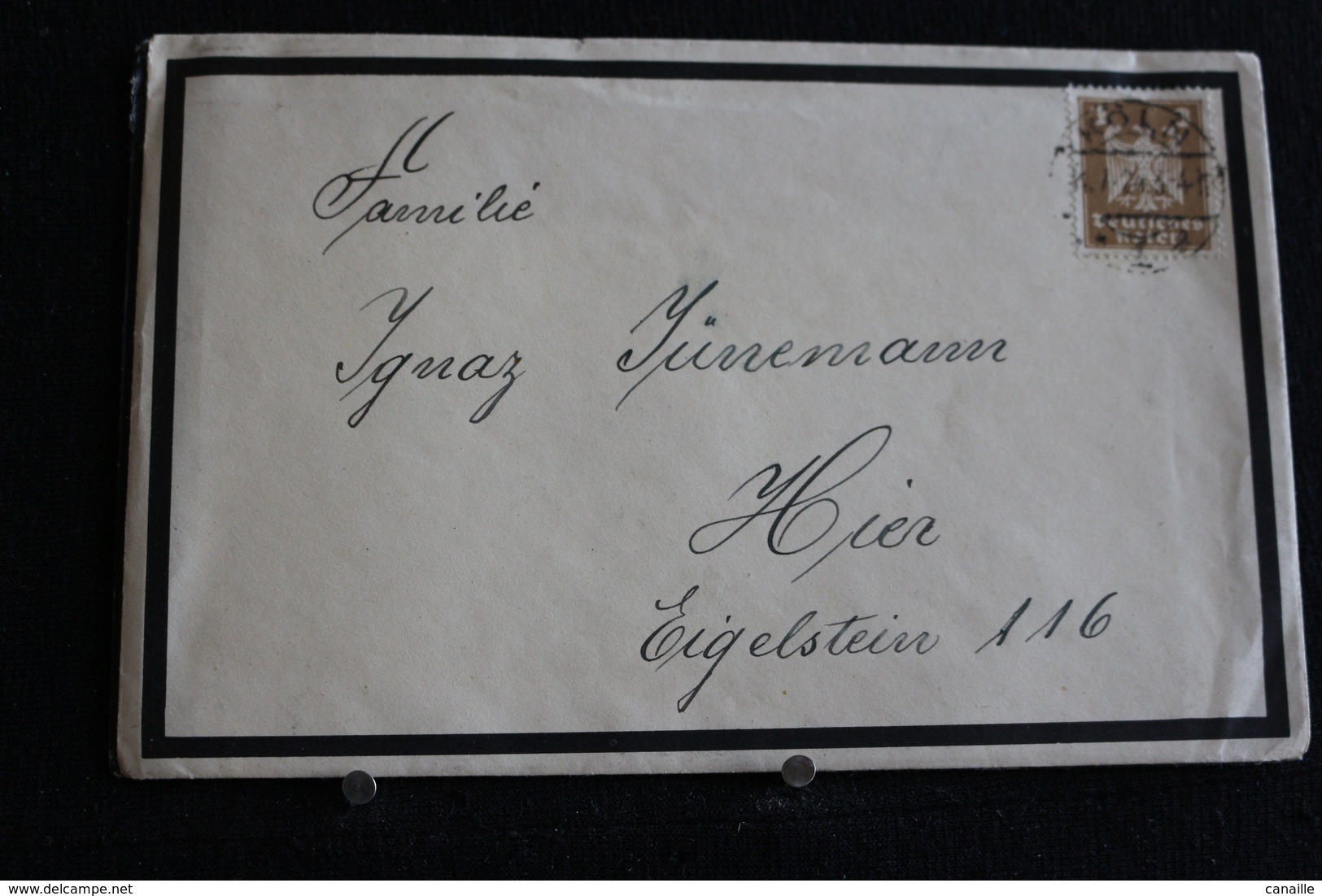 Tu-46 / Marcophilie (Lettres) - Enveloppe, Lettre  Envoie De Côln (Allemagne ) Ver Köln 1924 - Belgique - Officinas De Paso