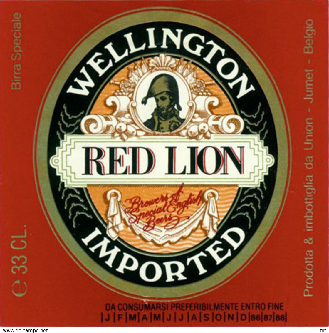 Br. Union (Jumet) - Wellington Red Lion - Bière