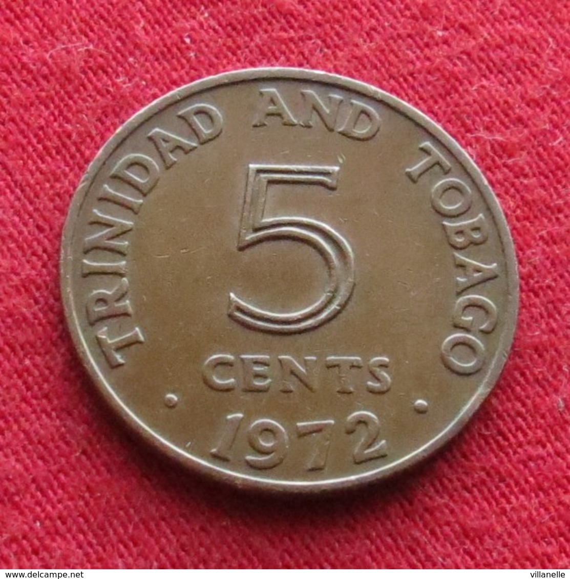 Trinidad E Tobago 5 Cents 1972 KM# 10 Trinite & Tobbacco - Trinité & Tobago