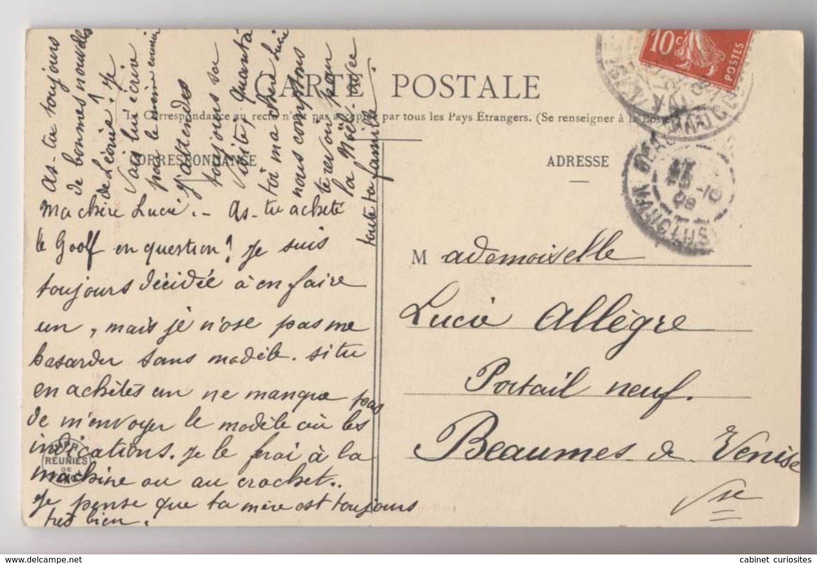 Agneau Et Loup - 2 - Vieux Monsieur Et Jeune Fille - 1909 - Boite à Chapeaux - Bergeret - Animée - Altri & Non Classificati