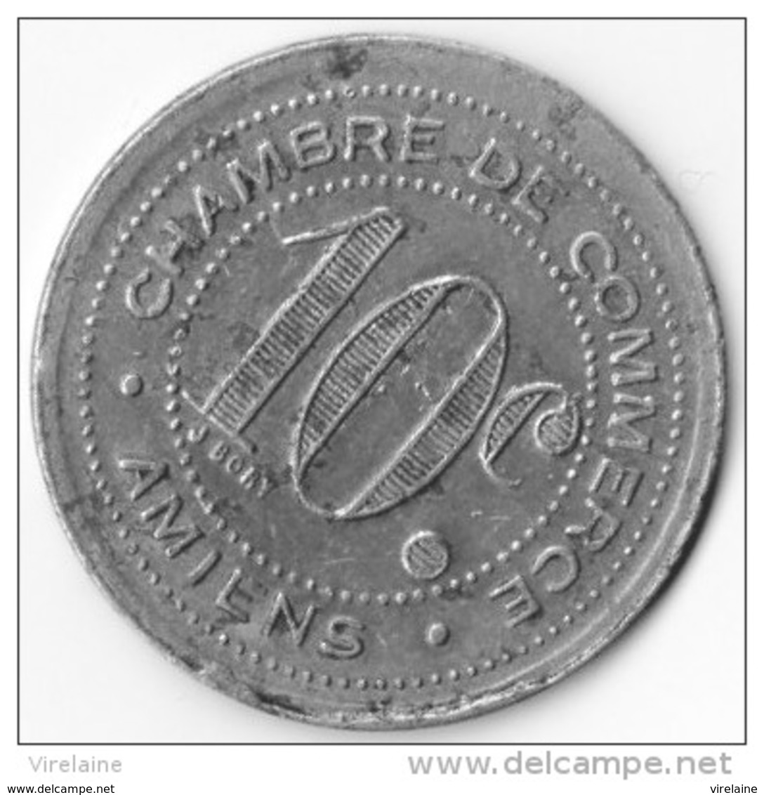 FRANCE MONNAIE DE NECESSITE  AMIENS 10 CENTIMES 1920 N° 562D - Monétaires / De Nécessité