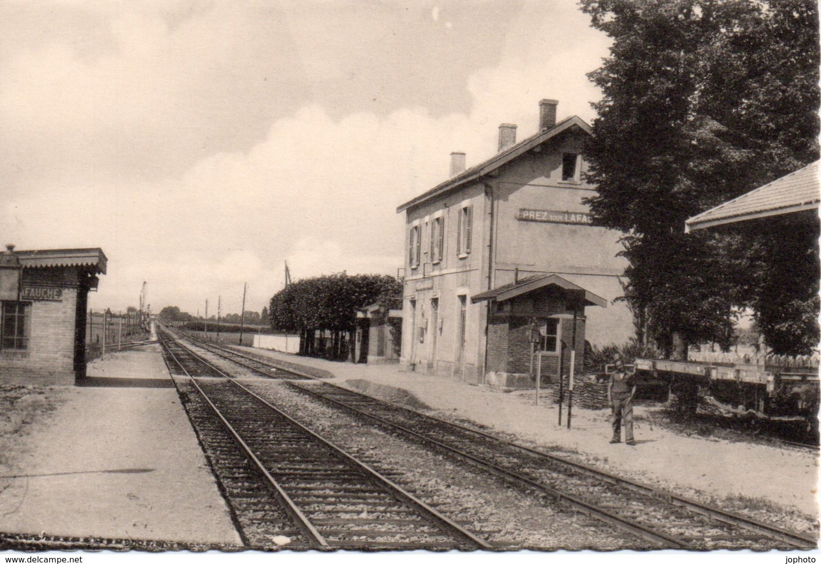 CPSM  52 HAUTE- MARNE - PREZ - Sous - LAFAUCHE - La Gare - N°5533 - Autres & Non Classés