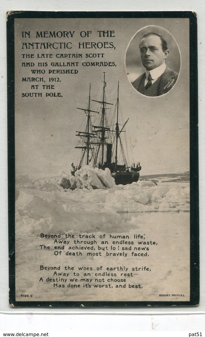 DIVERS - MARINE : Exploration Polaire Antarctique - Antartic Heroes - Captain SCOTT - South Pole - 1912 - Segelboote