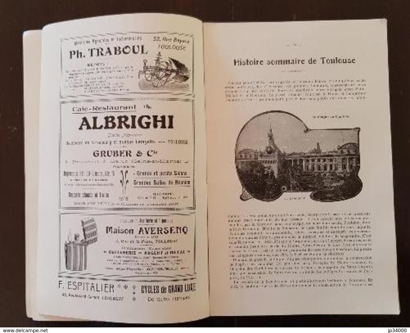 Livret-Guide De TOULOUSE Et HAUTE GARONNE 1912. Bel état. (regionalisme Midi Pyrénées, Languedoc) FRAIS DE PORT INCLUS - Midi-Pyrénées