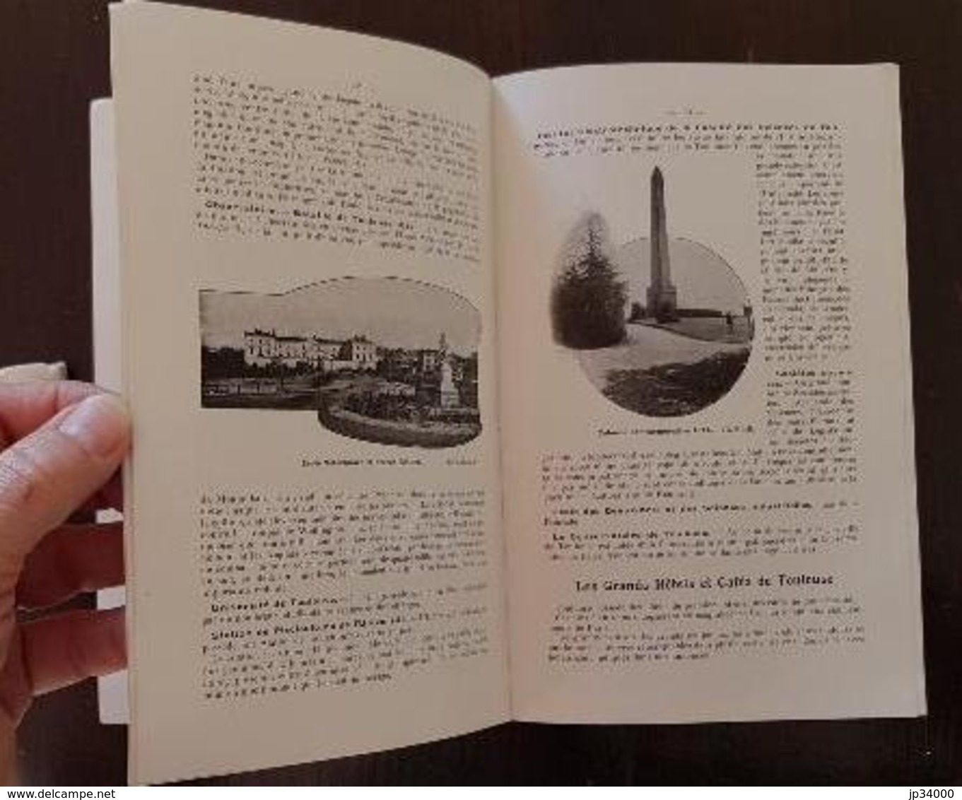 Livret-Guide de TOULOUSE et HAUTE GARONNE 1912. Bel état. (regionalisme midi pyrénées, languedoc) FRAIS DE PORT INCLUS