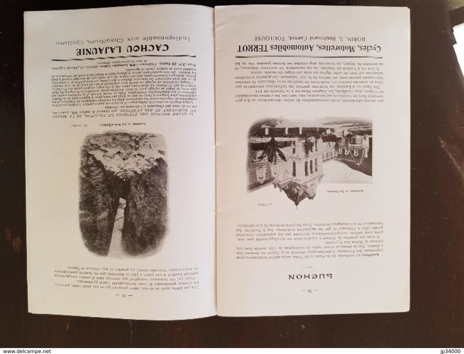 Livret-Guide de TOULOUSE et HAUTE GARONNE 1912. Bel état. (regionalisme midi pyrénées, languedoc) FRAIS DE PORT INCLUS