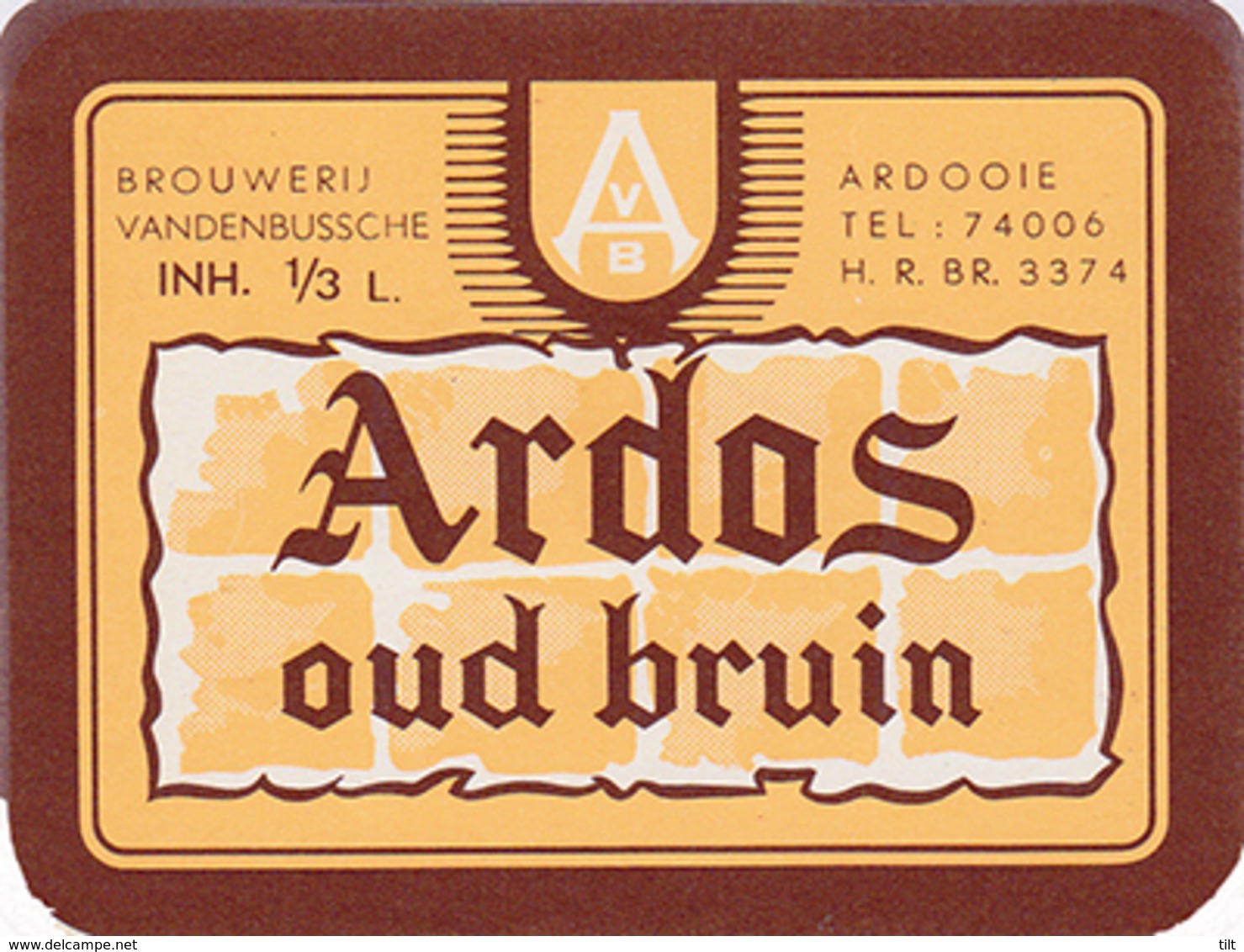 Br. Vandenbussche (Ardooie) - Ardos Oud Bruin - Bière