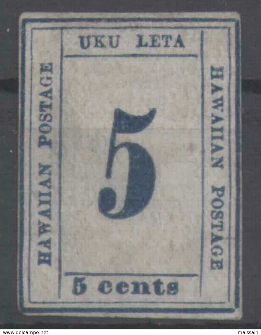 HAWAII 1865  - Sc.21 (Yv.19, Mi.16)  Neuf Sans Gomme - Hawaï